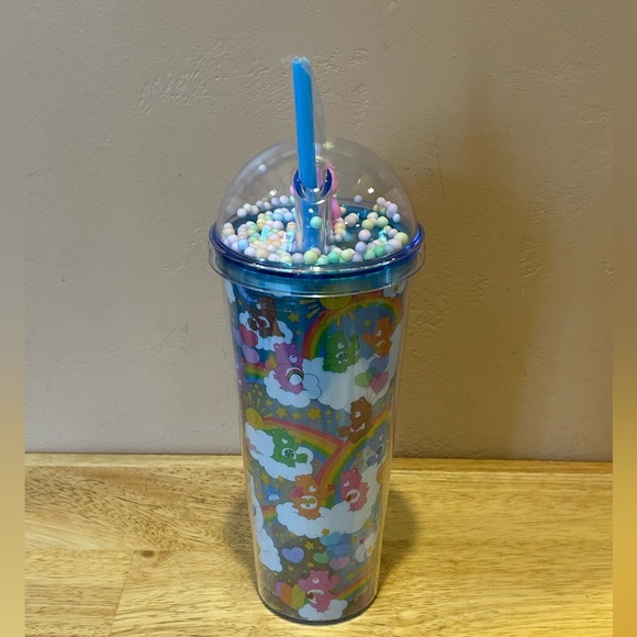 Care Bears Tumbler Made By Silver Buffalo. Hearts Rainbows Magic. Brand New! - Picture 3 of 8